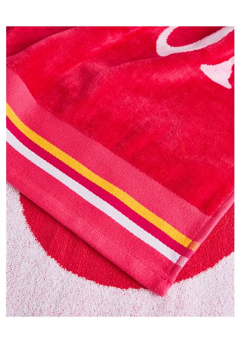 Sundek New Classic Logo Jacquard Beach Towel Pitaya Unisex SUNDEK | Towels | AM312ATC1050-A7001