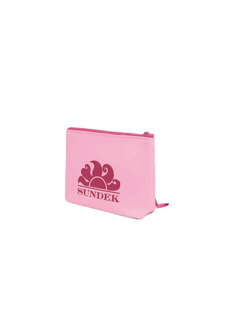 Sundek in Neoprene Clutch Bag Camelia Pink Unisex SUNDEK | Pochette | AM618ABNP300-23901