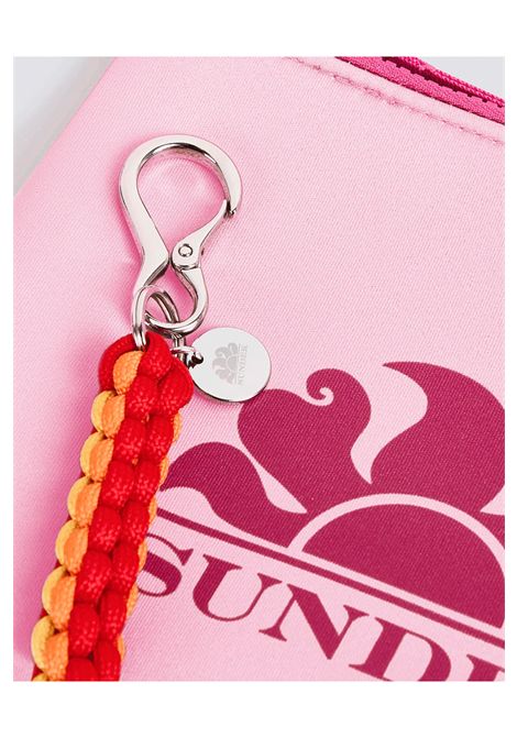 Sundek in Neoprene Clutch Bag Camelia Pink Unisex SUNDEK | Pochette | AM618ABNP300-23901