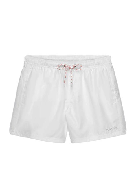 Costume Sundek Corto con Vita Elastica in Poliestere Riciclato Repreve Bianco Uomo SUNDEK | Costumi | M734BDRT300-00600