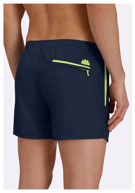 Sundek Piping Short Swimsuit Navy Blue Men SUNDEK | Swimwear | M746BDRT300-00701