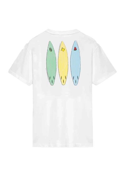 T-shirt Sundek Tidal Surfer Bianco Uomo SUNDEK | T-shirt | M769TEJ78JI-006JI