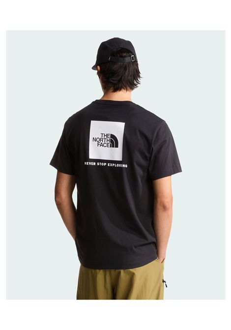The North Face Evolution Box NSE Regular T-shirt Black White Men THE NORTH FACE | T-shirt | NF0A8B6K-KY4