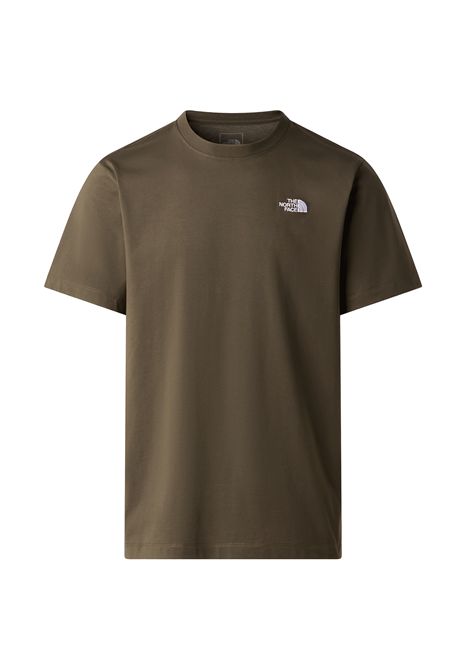 The North Face Evolution Simple Dome Regular T-shirt Taupe Green Men THE NORTH FACE | T-shirt | NF0A8CZ2-21L