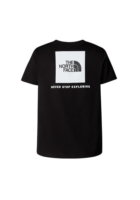 The North Face Box NSE Tee Black Junior THE NORTH FACE | T-shirt | NF0A8EFN-JK3