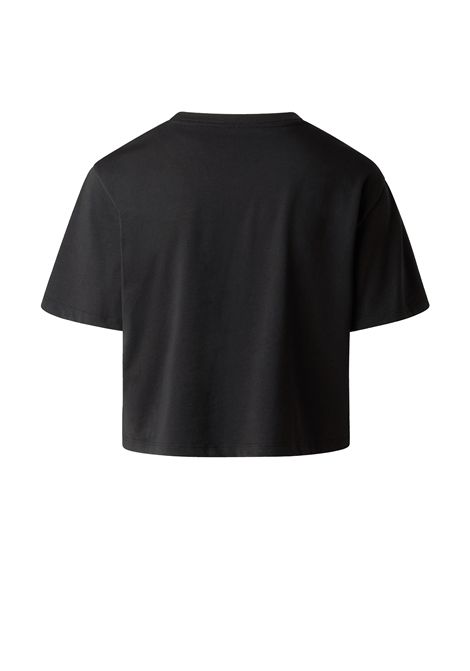 The North Face Evolution Simple Dome Cropped Relaxed T-shirt Black Women THE NORTH FACE | T-shirt | NF0A8FDH-JK3