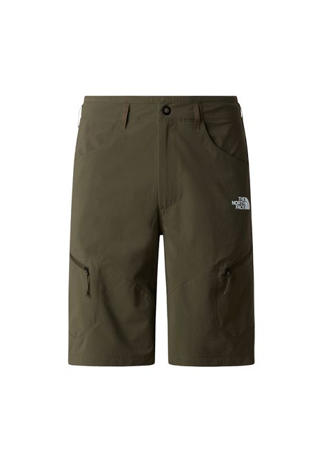 Pantaloncini The North Face Exploration Verde Tortora Uomo THE NORTH FACE | Shorts | NF0A8FU9-21L