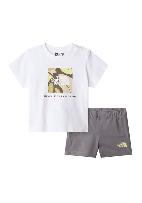 The North Face Box Play Regular Short Set White Grey Infant THE NORTH FACE | Set | NF0A8G1D-3N8