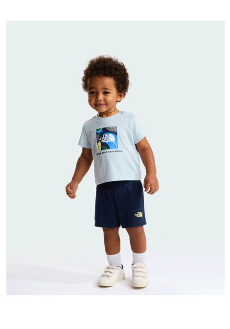 The North Face Box Play Regular Short Set Ocean Blue Infant THE NORTH FACE | Set | NF0A8G1D-MC8