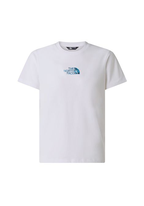 The North Face Liquid Logo Tee White Junior THE NORTH FACE | T-shirt | NF0A8G1W-FN4