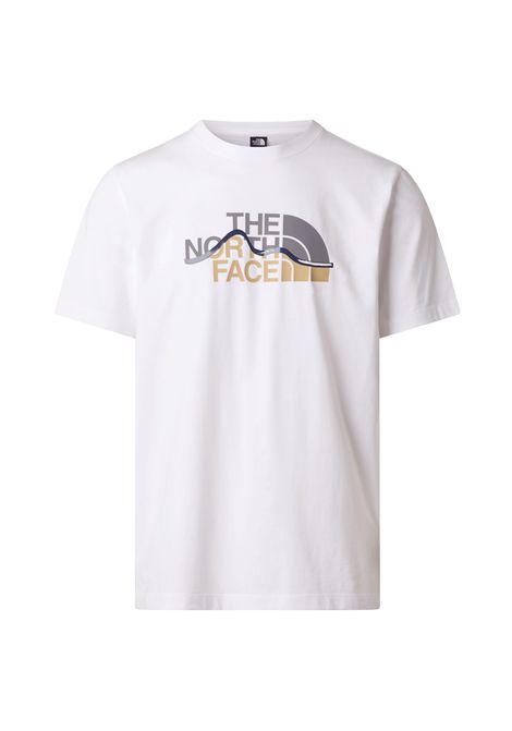 T-shirt The North Face Mountain Line Regular Graphic Bianco Uomo THE NORTH FACE | T-shirt | NF0A8GUX-FN4