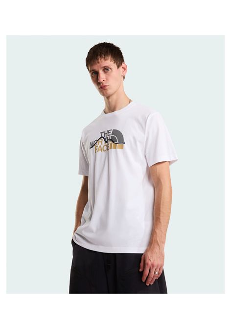 T-shirt The North Face Mountain Line Regular Graphic Bianco Uomo THE NORTH FACE | T-shirt | NF0A8GUX-FN4