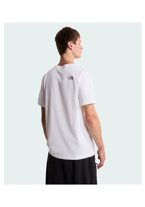 T-shirt The North Face Mountain Line Regular Graphic Bianco Uomo THE NORTH FACE | T-shirt | NF0A8GUX-FN4