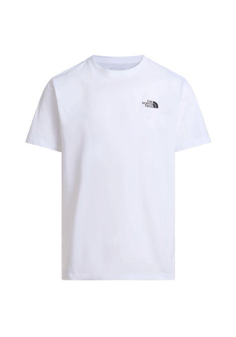 T-shirt The North Face Mountain Sketch Regular Graphic Bianco Uomo THE NORTH FACE | T-shirt | NF0A8GUZ-FN4