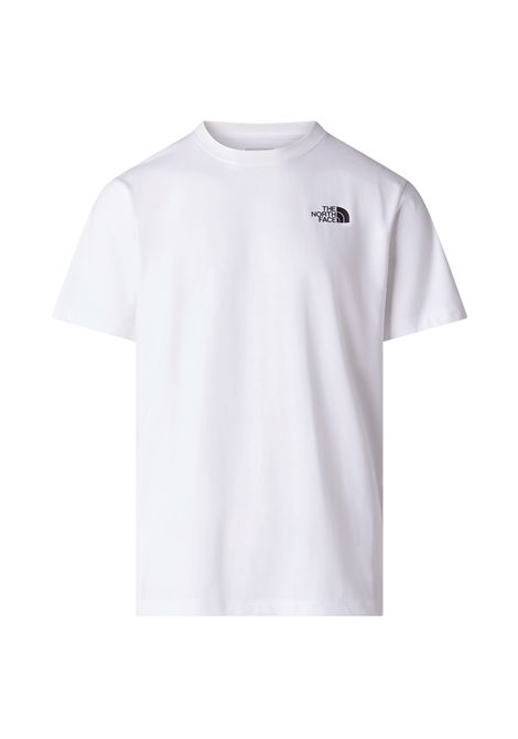 T-shirt The North Face Vertical Regular Graphic Bianco Uomo THE NORTH FACE | T-shirt | NF0A8GV1-FN4