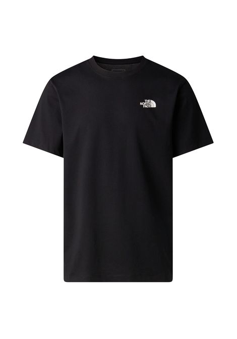 T-shirt The North Face Vertical Regular Graphic Nero Uomo THE NORTH FACE | T-shirt | NF0A8GV1-JK3