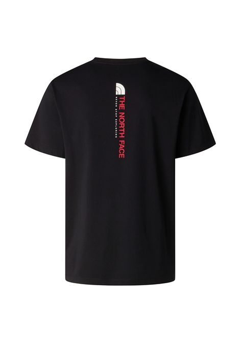 T-shirt The North Face Vertical Regular Graphic Nero Uomo THE NORTH FACE | T-shirt | NF0A8GV1-JK3