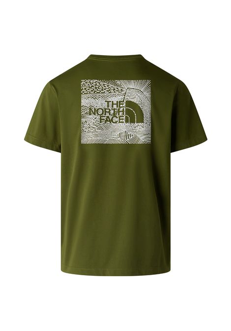 T-shirt The North Face NSE Box Regular Verde Scuro Uomo THE NORTH FACE | T-shirt | NF0A8GV2-BRI
