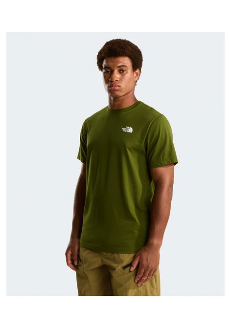 T-shirt The North Face NSE Box Regular Verde Scuro Uomo THE NORTH FACE | T-shirt | NF0A8GV2-BRI