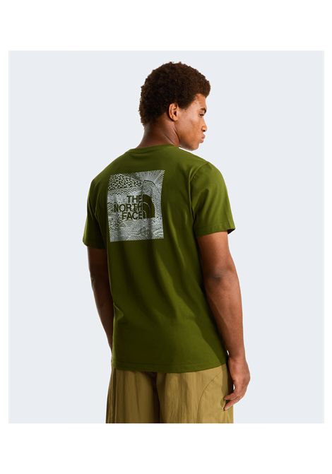 T-shirt The North Face NSE Box Regular Verde Scuro Uomo THE NORTH FACE | T-shirt | NF0A8GV2-BRI