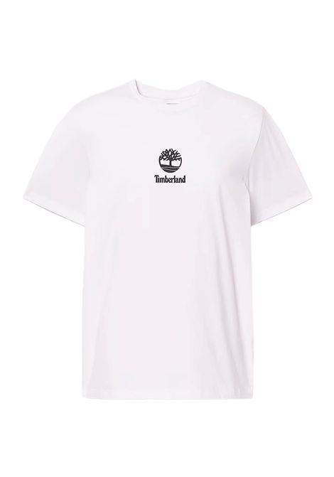 Timberland Print Stack Logo T-shirt White Men TIMBERLAND | T-shirt | TB0A6WWT-1001