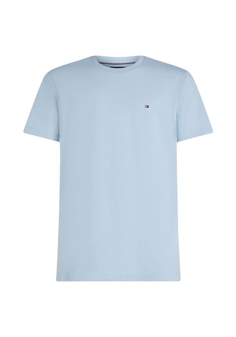 T-shirt Tommy Hilfiger Essential Seasonal Regular Fit Breezy Blue Uomo TOMMY HILFIGER | T-shirt | MW0MW39995-C1O