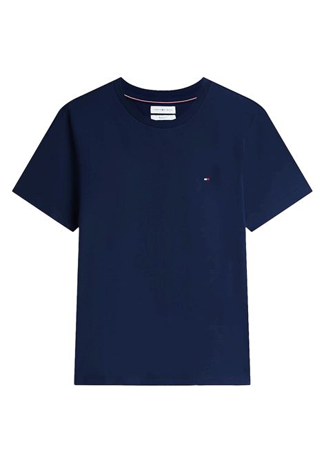 T-shirt Tommy Hilfiger Essential Seasonal Regular Fit Carbon Navy Uomo TOMMY HILFIGER | T-shirt | MW0MW39995-DCC