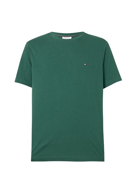 T-shirt Tommy Hilfiger Essential Seasonal Regular Fit Verde Uomo TOMMY HILFIGER | T-shirt | MW0MW39995-L2N