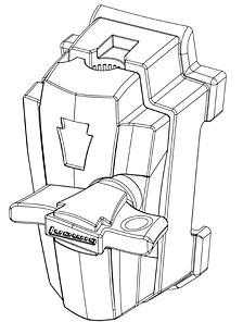 Keystone tom bracket illustration.