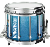 Blue Sparkle Fade Inverted custom marching finish.