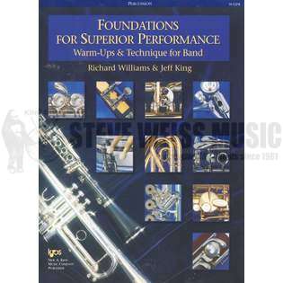 King/Williams-Foundations for Superior Performance-Percussion