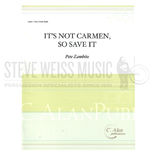 Zambito-It's Not Carmen, So Save It (SP)-Steel Band