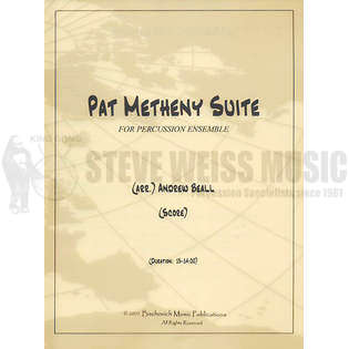 Metheny/Beall-Pat Metheny Suite for Percussion Ensemble (SP)-B/3V/Cro/C/X/3M/10T/P