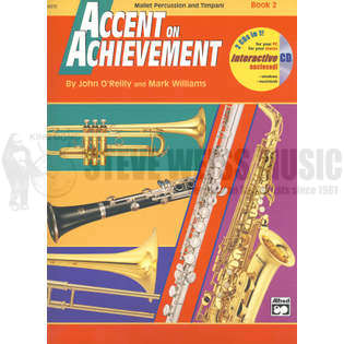 O'Reilly/Williams-Accent on Achievement Mallet Percussion  and Timpani Book 2 (w/CD)