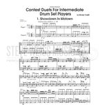 Houllif-Contest Duets for Intermediate Drum Set Players-( 2S)-2DS Alternate Picture