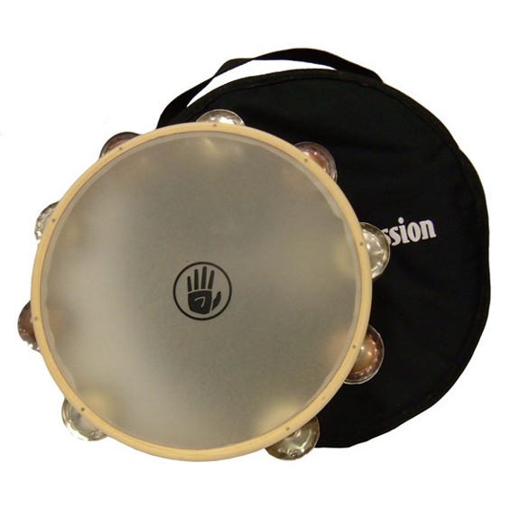 Black Swamp 10" Synthetic Head Double Row Tambourine TC2S