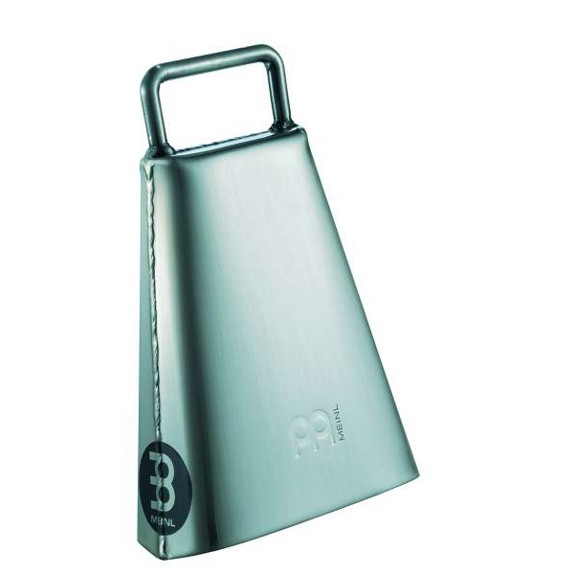 Meinl Percussion Handheld Cowbell - 6 1/4" Brushed Steel, Low Pitch, With Holder (STB625HA-CB)