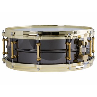 Ludwig Black Beauty Brass Snare Drum with Tube Lugs - 14x5