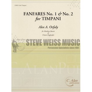Orfaly-Fanfares No. 1 & No. 2 for Timpani-4-5T
