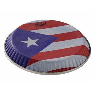 Remo Symmetry Skyndeep Puerto Rico Flag Graphic Conga Head