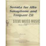 Farr-Sonata for Alto Sax and Timpani (SP)-5T/ASX