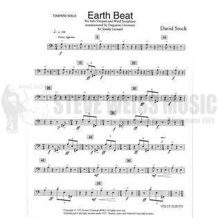 Stock-Earth Beat (Solo part ONLY)-5T/Wind ens.