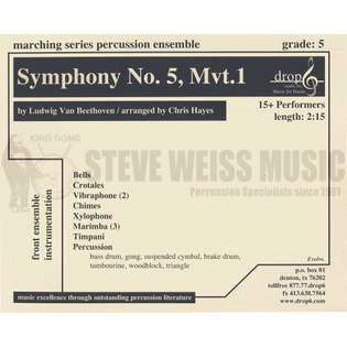 Beethoven-Symphony No. 5 Mvt. 1 arr. Hayes (SP)-B/2V/C/ Cro./X/3M/4T/P