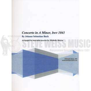 Bach-Concerto in A Minor BWV 1041 arr. Martin (SP)-4M