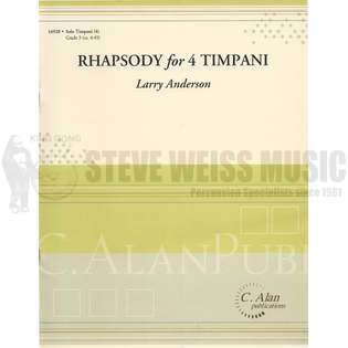 Anderson, L.-Rhapsody for 4 Timpani-4T