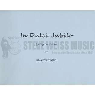 Leonard (arr.)-In Dulci Jubilo (SP)-4T/OR