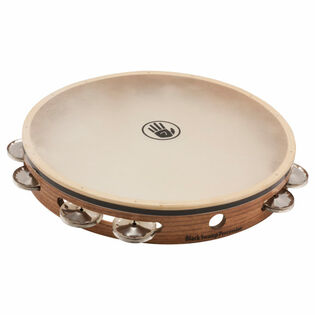 Black Swamp 12" Single Row Tambourine - German Silver