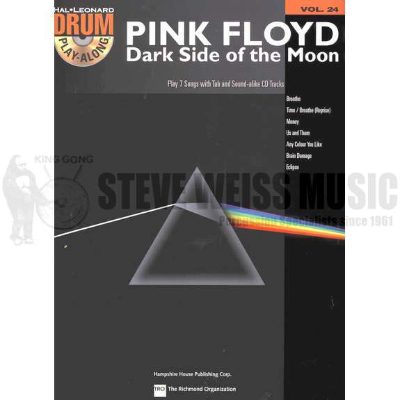 Pink Floyd-Dark Side of the Moon Drum Play-along (w/Online Audio