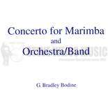 Bodine-Concerto for Marimba & Orchestra/Band (SP)-M/PN red.