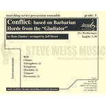 Zimmer-Conflict arr. Moore (SP)-B/2V/C/X/2M/4T/P/Drumline